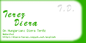 terez diera business card